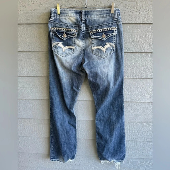 Women's Size 10 ND Weekend Jeans Boot Cut Button Flap Pockets - Picture 2 of 8